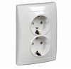 "Camilla" Розетка 2-мест.,16А с заземл., PRIME