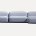 Модульный диван Риббл-3 Bucle Lilac