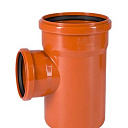 Тройник ПВХ наруж. канал. 87* Ду 200х160 OSTENDORF