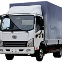 Грузовик с тентом FAW Tiger VH 5 т бензин/ метан