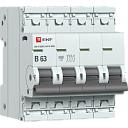 Автоматический выключатель 4P 63А (B) 6кА ВА 47-63N EKF PROxima