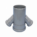 Крестовина ПП для внутренней канализации 45° Ду 110х50х50 OSTENDORF