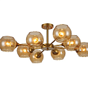 Люстра 52012 8xE27 CHAMPAGNE+GOLD (TEKAVIZE) 159-17638