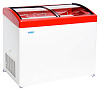 Ларь морозильный Снеж МЛГ-350 красный
