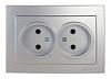 TOURAN Розетка 2-я СЕРЕБРО