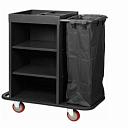 Тележка для горничных (черная)