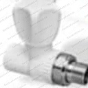 Вентиль для радиатора PP-R прямой 1/2" х 25 A 5050 (уп. 50 шт)