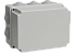 Коробка КМ41242 распаячная для о/п 150х110х70 мм IP55 (RAL7035, 10 гермовводов)(30шт)