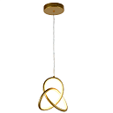 Люстра LED Pendant Light D185xH1500 Gold 17Вт CCT Changeable (TEKLED) 159-18142