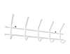 Вешалка для одежды ЗМИ Норма 5 белый