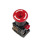 Кнопка ANE22 "Грибок"с фиксацией красный d22мм  240В 1з+1р  IEK