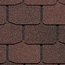 Гибкая черепица Europa, сланец, коричневый