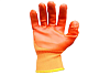 Синтетические оранжевые перчатки