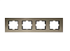 Четверная рамка NOVELLA ELOX BRONZ 4LU