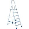 Стремянка, 6 ступеней, алюминиевая, Россия, Сибртех (Арт- 97716)