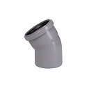Отвод ПП для внутренней канализации 30° Ду 90 OSTENDORF