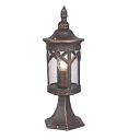 Улично-садовый светильник PALERMO RH070A-S MATT BLACK GOLD на стойке (TS) 10 шт. 255-15020