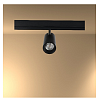 Светильник LED магнитный ROLL-01, 10W, 48V, 4000K, черный, трек, 12 см, 30°, артикул 169-03035