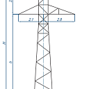 Опоры линий электропередачи У35-3+5