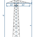 Опоры линий электропередачи ПС220-5
