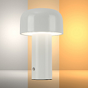 Светильник настольный SCANDINAVIAN 15, LED, металл, D125xH215, белый, артикул 130-03738