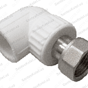 Угол с накидной гайкой 25х3/4" (80/20) (Valfex)