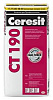 Штукатурно-клеевая смесь для плит CERESIT CT 190 FIBRE FORCE