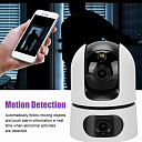 Камера безопасности Wi -Fi 4MP с двойной линзой