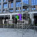 Оцинкованные строительные леса