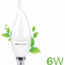 Светодиодная лампа  LED Econom Flame-M 6W E14 4000K ELT