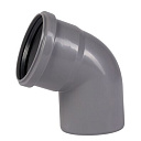 Отвод ПП для внутренней канализации 67° Ду 90 OSTENDORF