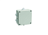 Коробка КМ41233 распаячная для о/п 100х100х50 мм IP44 (RAL7035. 6 гермовводов)