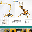 Прицепная коленчатая подъемная платформа TGZT8 - TGZT20