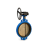Затвор поворотный дисковый с редуктором DN250-DN300