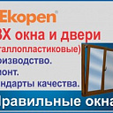 Пластиковое окно одностворчатое. Поворотное открывание