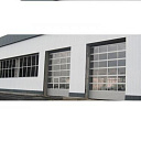 Панорамные секционные ворота