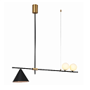 Люстра 1034 BLACK 2xG4 + 1xE27 40Вт (TEKAVIZE) 159-17492