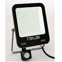 Прожектор LED NEW SENSOR 50W 6000K BLACK 85-265V IP65 224-03288