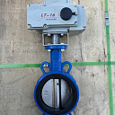 Затвор 32ч24р Ду-100 Ру-16 с электроприводом