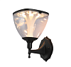 Светильник садово-парковый на солнечной батарее SOLAR Powered Sconce Wall Lamp BLACK 6500K+3000K (TEKLED) 252-03500