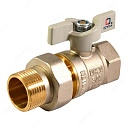 Шаровой кран со сгоном бабочка 1 KONSAN