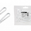 Дюбель-хомут ДХК-18 для круглого кабеля 11-18мм нейлон белый (100шт) TDM