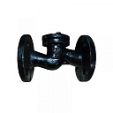 Клапан чугунный обратный подъёмный 16ч6п Ду 50 PN 16 фланцевый до 225гр.