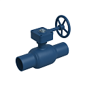 Кран шаровой Ду-150 Ру-80 с редуктором