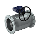 Шаровой кран с редуктором Ду-100 Ру-80