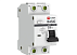 Автоматический выключатель дифференциального тока 1P+N 10А 30мА тип АС х-ка C эл. 4,5кА АД-12 EKF Basic
