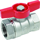 Кран шаровой с внутренней резьбой ручка-бабочка ду 25 giacomini