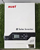 Гибридный инвертор must pv18-3024pro, 3 квт, 1-фазный, 24 в, 80 а, mppt, 450 в