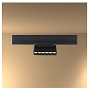Светильник LED магнитный, 6W, 48V, 4000K, черный, трек, 11 см, L, 60°, артикул 169-03025