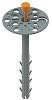 Дюбель со стальным гвоздем (с термоголовкой)